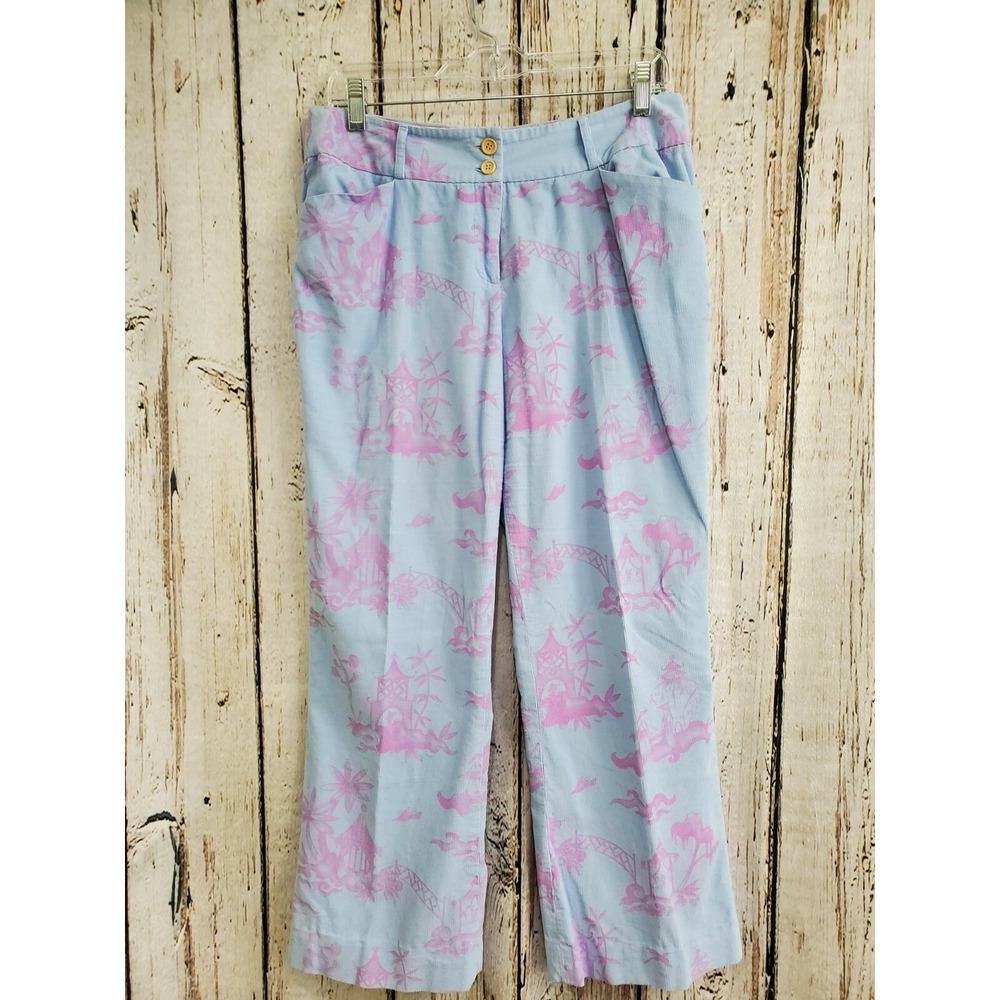 Y2K J. McLaughlin Women's 8 Light Corduroy Wide Leg Pants Slacks Trousers EUC